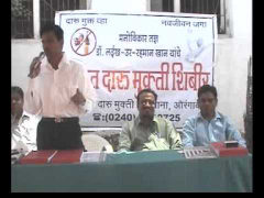 Alcohol De-Addiction Camp Kannad 08-Apr-2007 by Dr.Laxmikant Shende with Dr.L.R.Khan